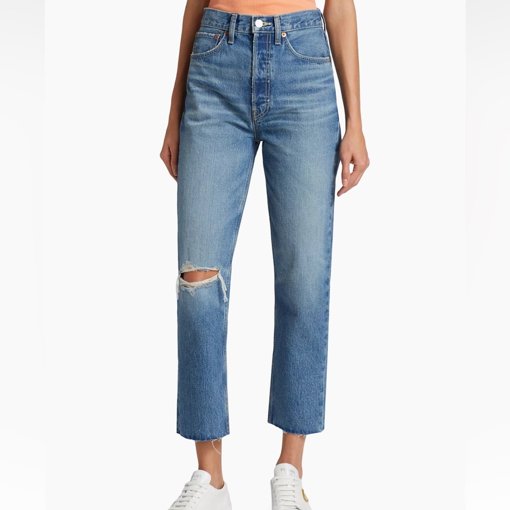 Re/done

70s Ultra High-Rise Stove Pipe Jeans